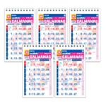 English Desk 2024 | English Desk Calendar | 2024 Desk Calendar | Desk Calendar 2024 | Standing Desk Calendar | Small Desk Calendar | Office Desk Calendar | Table Top Calendar | Table Calendar | Desk Planner | Pack of 5