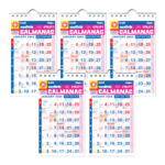 English car calendar | Bulk car calendar | Car calendar pack | Compact dashboard calendar | Festival calendar English | panchang 2026