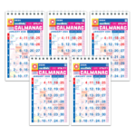 English desk calendar | Bulk desk calendar | Desk calendar pack | Panchang calendar desk | Office planner calendar | panchang 2026