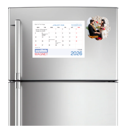 Magnetic Fridge Calendar | Panchang Magnet Calmanac | Daily Festival Planner | 2026 Magnet Calendar | Kalnirnay Magnet Edition